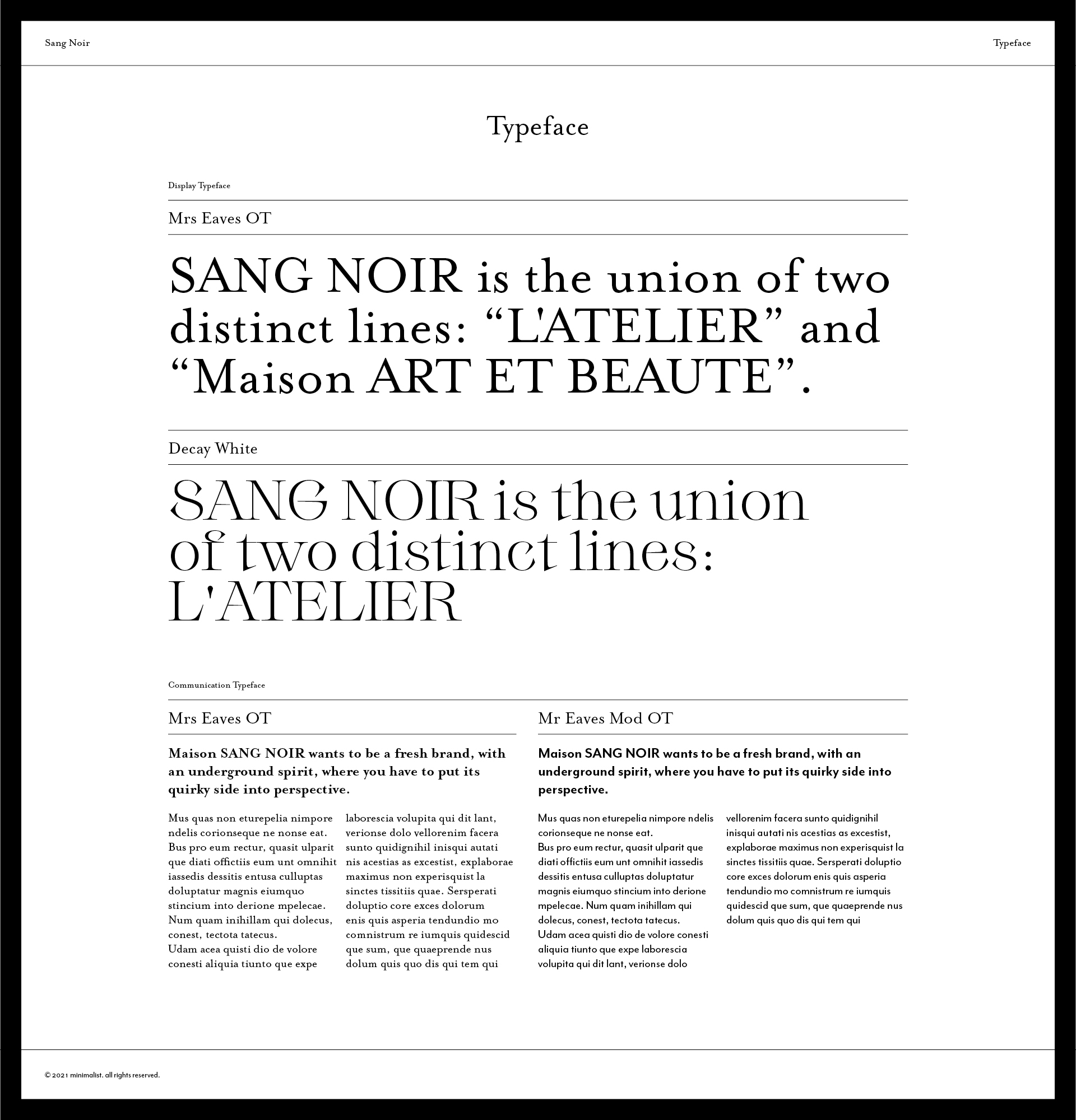 Sang Noir — 7